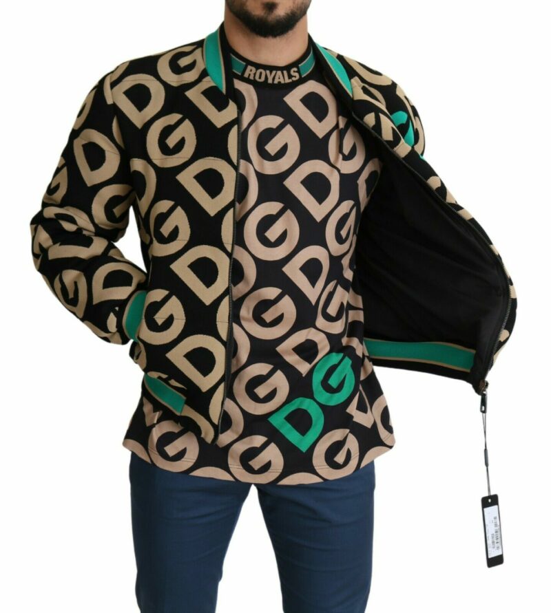Dolce & Gabbana Iconic Printed Bomber Jacket – Exquisite Design - Image 5