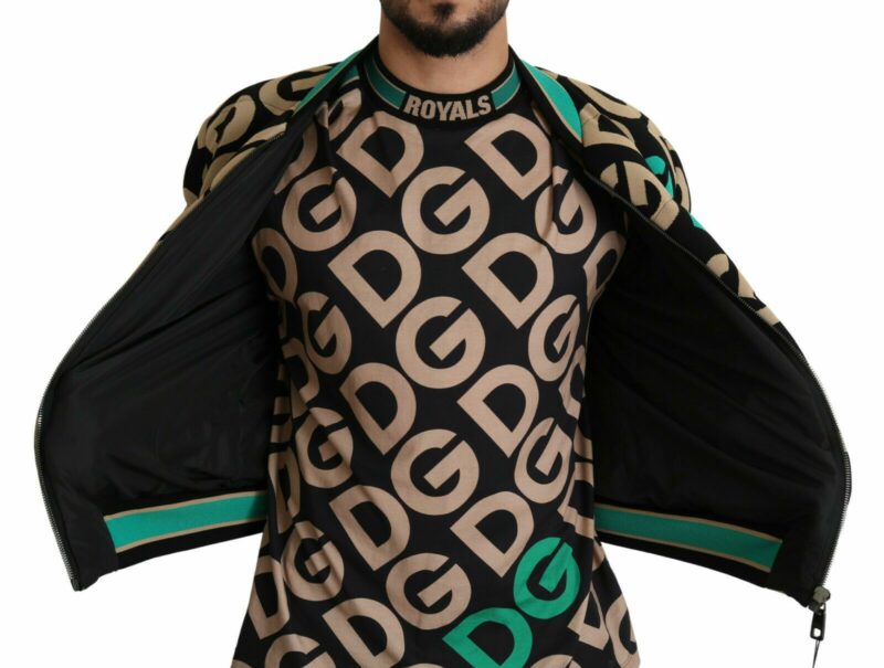 Dolce & Gabbana Iconic Printed Bomber Jacket – Exquisite Design - Image 6