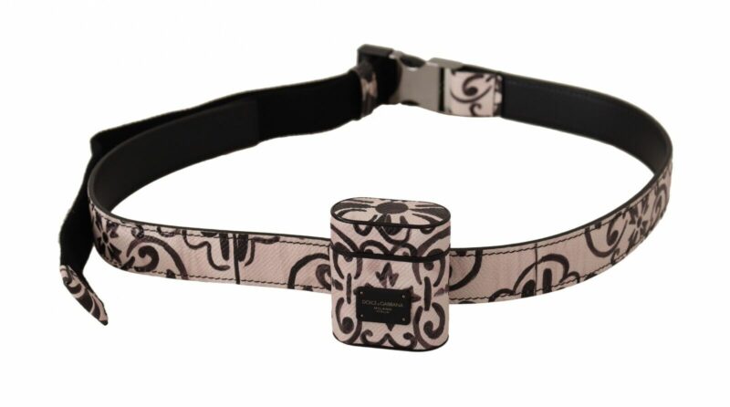 Dolce & Gabbana Chic Monochrome Leather Airpods Case - Image 3