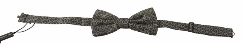 Dolce & Gabbana Elegant Multicolor Silk Bow Tie - Image 3