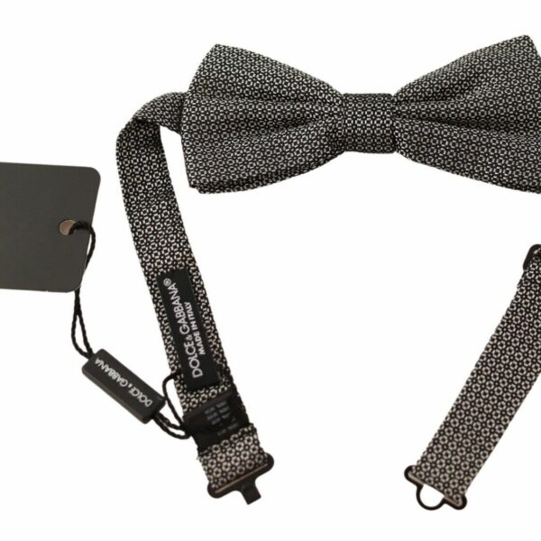 Dolce & Gabbana Elegant Multicolor Silk Bow Tie