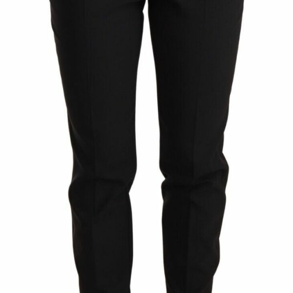 Dolce & Gabbana Elegant Tapered Virgin Wool Trousers