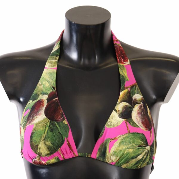 Dolce & Gabbana Chic Floral Bikini Top
