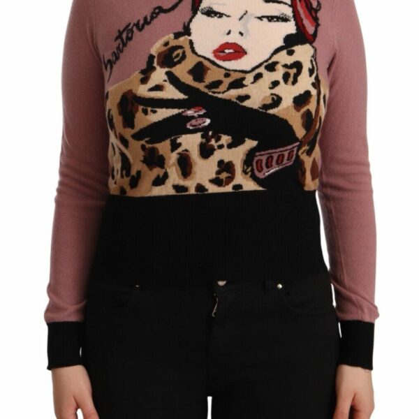 Dolce & Gabbana Elegant Pink Cashmere Crewneck Sweater