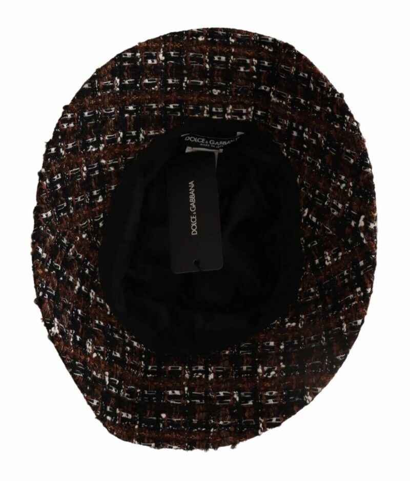 Dolce & Gabbana Elegant Woven Multicolor Bucket Hat - Image 6
