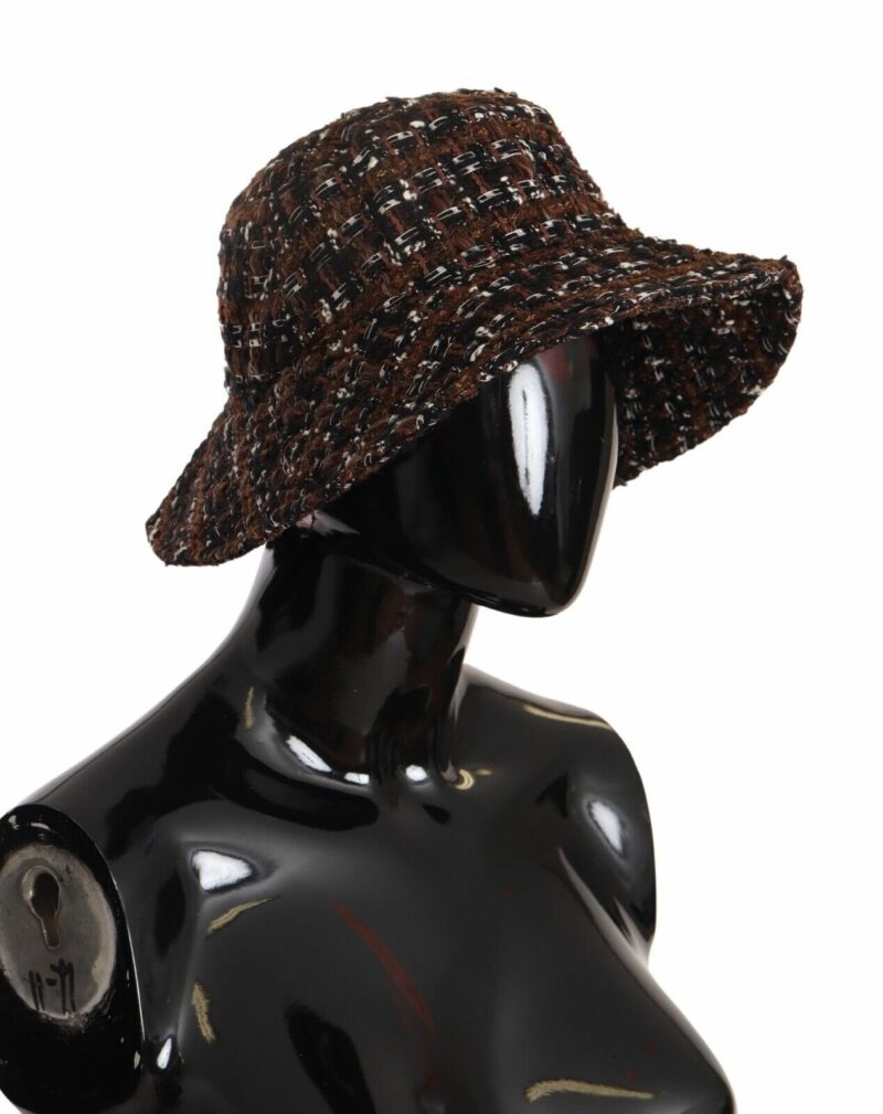 Dolce & Gabbana Elegant Woven Multicolor Bucket Hat - Image 7