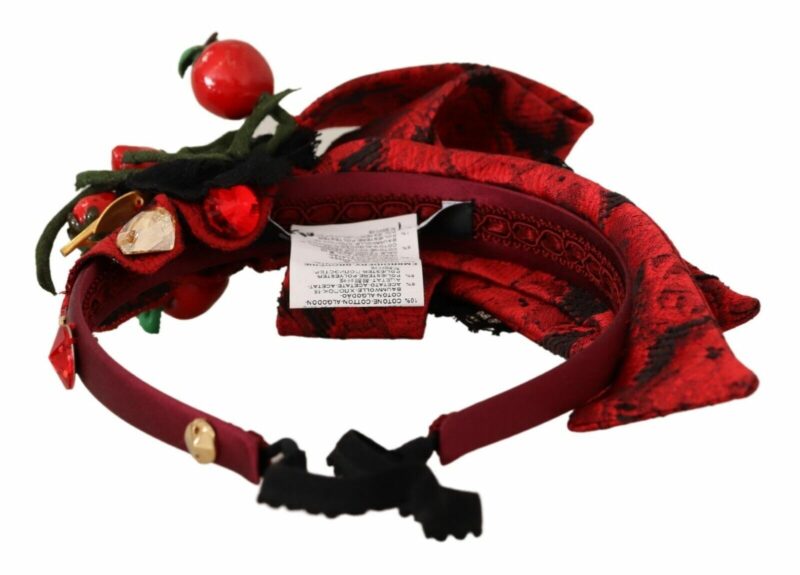 Dolce & Gabbana Exquisite Berry Crystal Embellished Diadem - Image 4