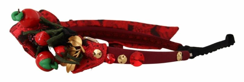 Dolce & Gabbana Exquisite Berry Crystal Embellished Diadem - Image 5