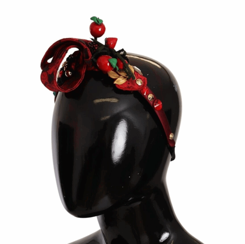 Dolce & Gabbana Exquisite Berry Crystal Embellished Diadem - Image 6