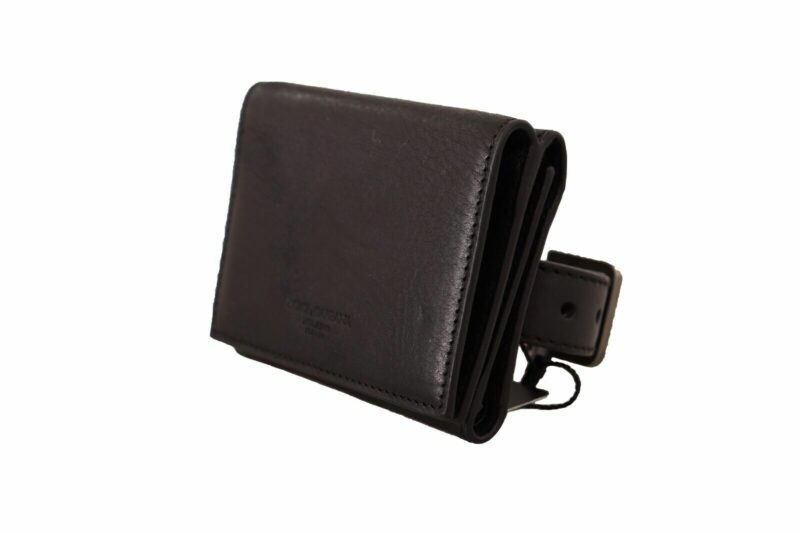 Dolce & Gabbana Elegant Trifold Leather Multi Kit Accessory - Image 2