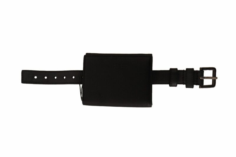 Dolce & Gabbana Elegant Black Leather Trifold Multi Kit - Image 2