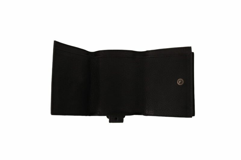 Dolce & Gabbana Elegant Black Leather Trifold Multi Kit - Image 5
