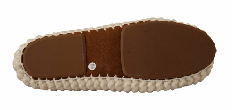 Dolce & Gabbana Chic Wool Knit Ballerina Flats - Image 6