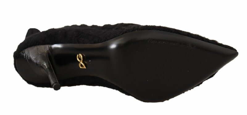 Dolce & Gabbana Elegant Stretch Sock Boots in Black - Image 7