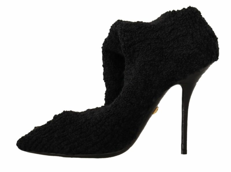 Dolce & Gabbana Chic Black Stretch Sock Boots - Image 5
