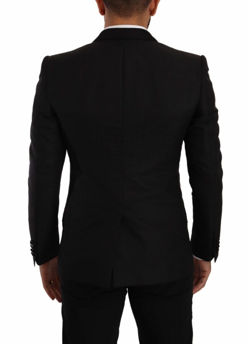 Dolce & Gabbana Sicilia Slim Fit Black Suit Ensemble - Image 2