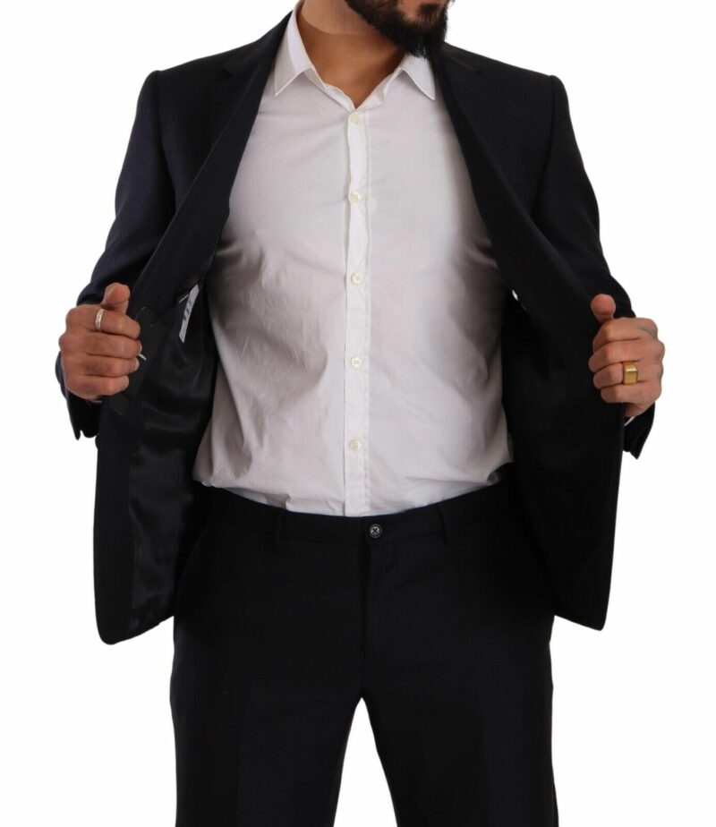 Dolce & Gabbana Elegant Slim Fit Wool Silk Cashmere Men's Suit - Image 5