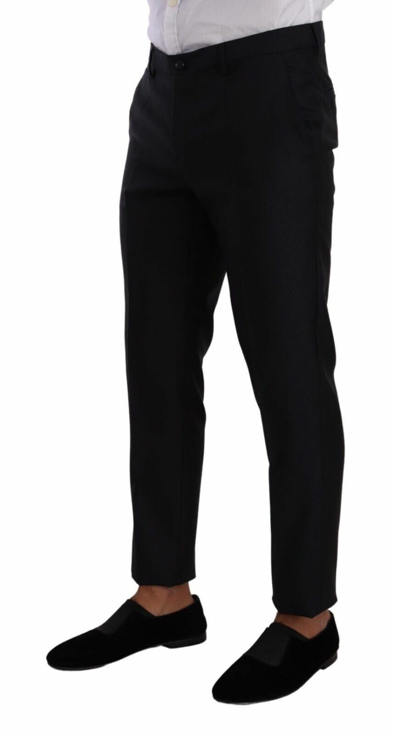 Dolce & Gabbana Elegant Slim Fit Wool Silk Cashmere Men's Suit - Image 7