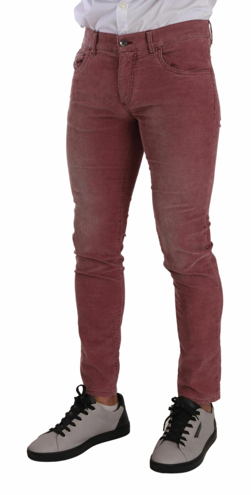 Dolce & Gabbana Elegant Slim Fit Corduroy Jeans - Image 2