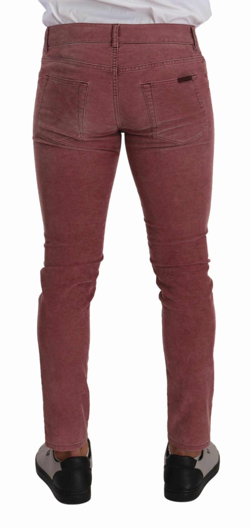 Dolce & Gabbana Elegant Slim Fit Corduroy Jeans - Image 3