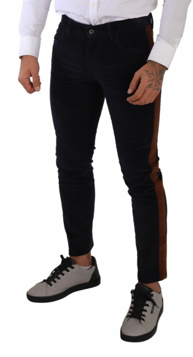 Dolce & Gabbana Elegant Slim Fit Denim for the Modern Man - Image 3