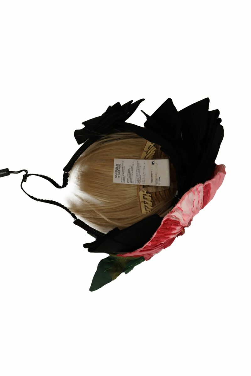 Dolce & Gabbana Elegant Silk-Blend Diadem Headband - Image 5