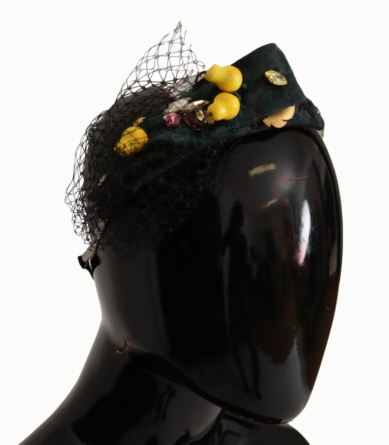 Dolce & Gabbana Charming Sicilian Lemon Crystal Headband - Image 2