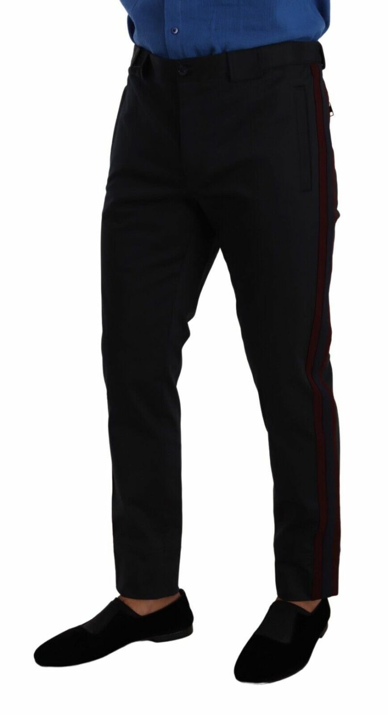 Dolce & Gabbana Chic Slim Fit Chinos Pants in Blue - Image 2