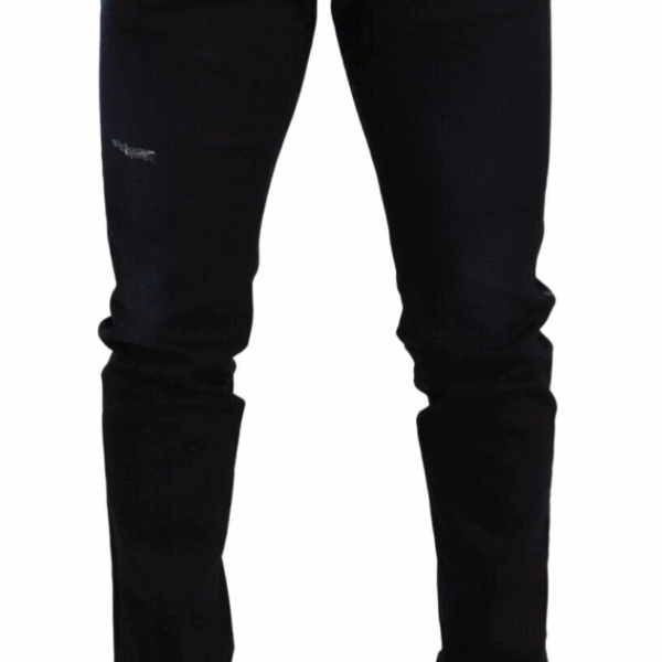 Dolce & Gabbana Elegant Slim Fit Dark Blue Denim Jeans