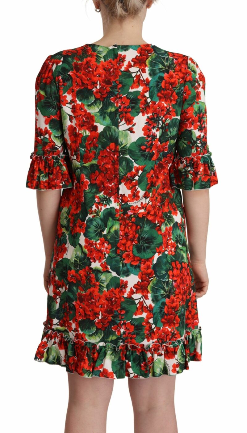 Dolce & Gabbana Floral Mini Enchantment Dress - Image 3