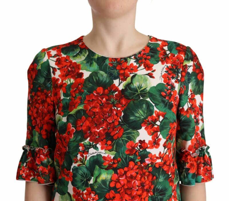 Dolce & Gabbana Floral Mini Enchantment Dress - Image 4