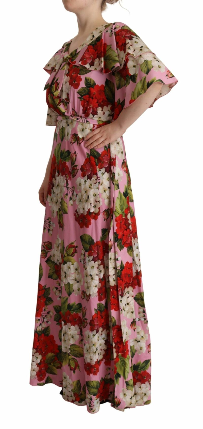 Dolce & Gabbana Enchanting Floral Silk Maxi Dress - Image 2