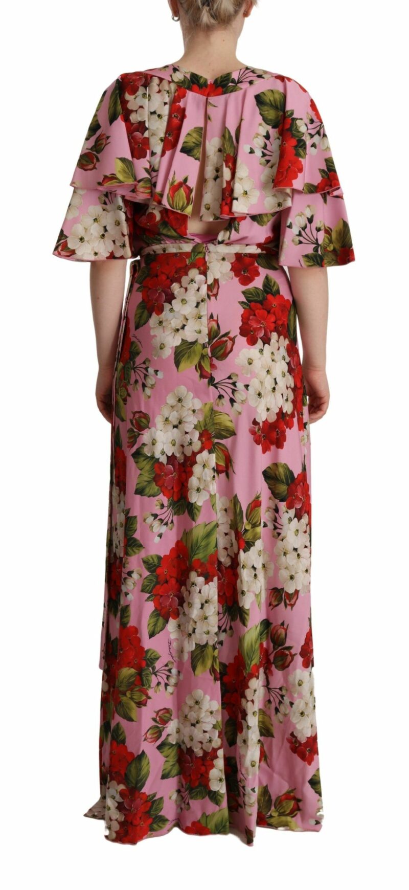 Dolce & Gabbana Enchanting Floral Silk Maxi Dress - Image 4