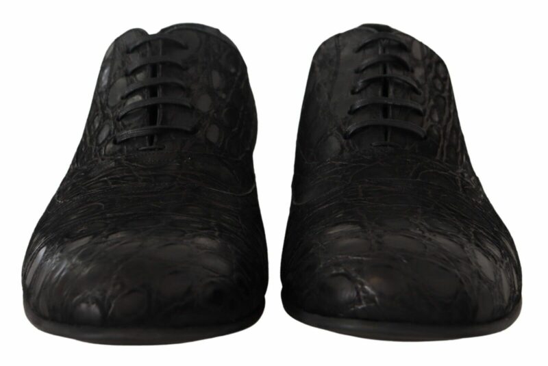 Dolce & Gabbana Elegant Exotic Leather Oxford Shoes - Image 2