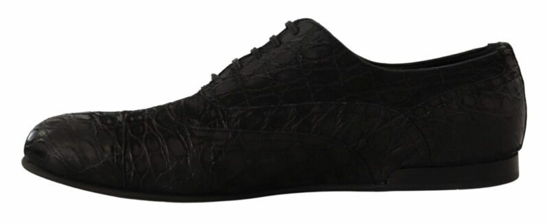 Dolce & Gabbana Elegant Exotic Leather Oxford Shoes - Image 5