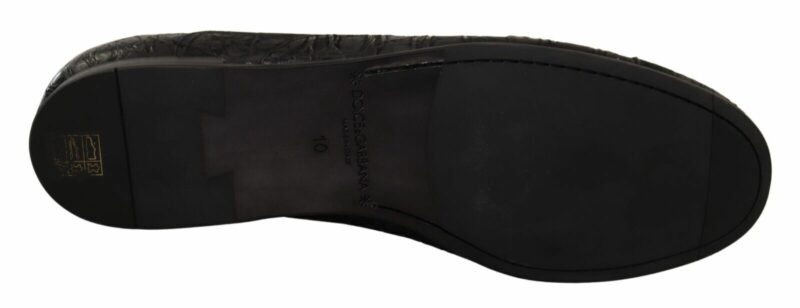 Dolce & Gabbana Elegant Exotic Leather Oxford Shoes - Image 6