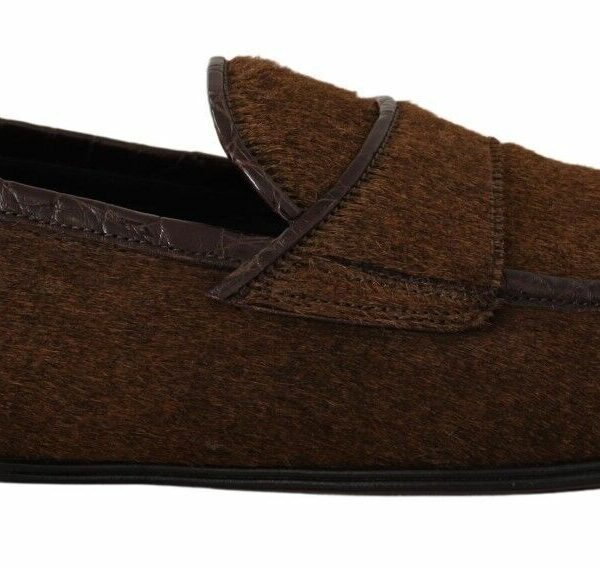 Dolce & Gabbana Exquisite Exotic Leather Loafers