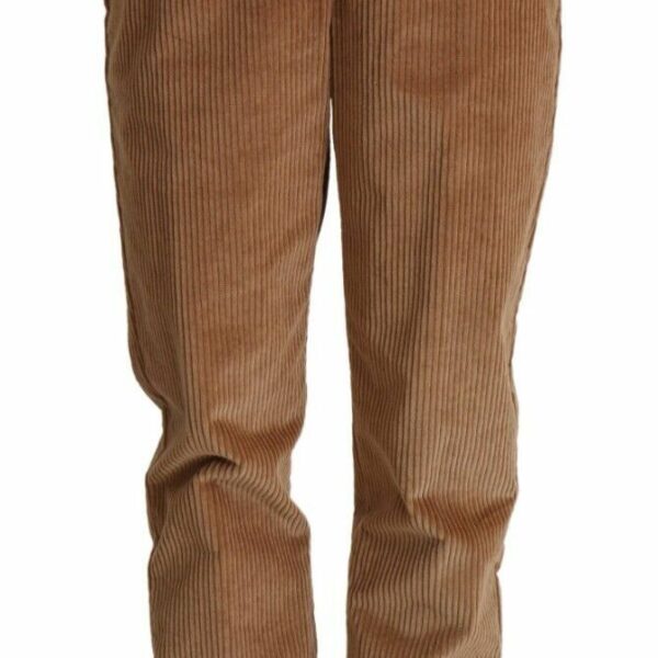 Dolce & Gabbana Chic High-Waisted Corduroy Skinny Pants