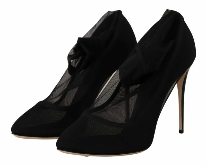 Dolce & Gabbana Elegant Stretch Sock Boot Pumps - Image 5