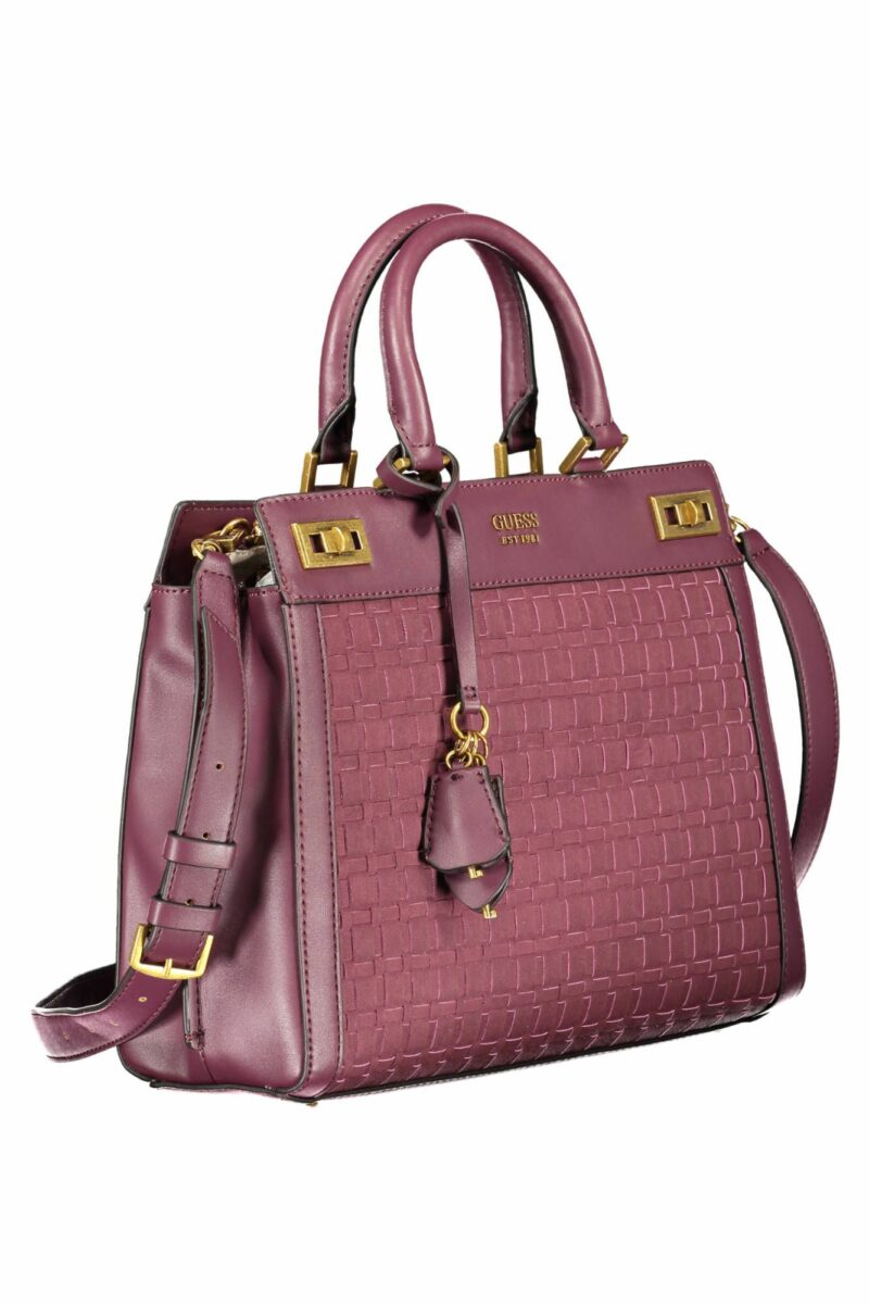 Guess Jeans Elegant Purple Polyurethane Handbag - Image 3