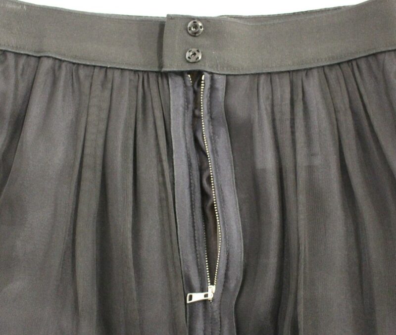 Dolce & Gabbana Elegant Silk Black Skirt for Evenings - Image 5