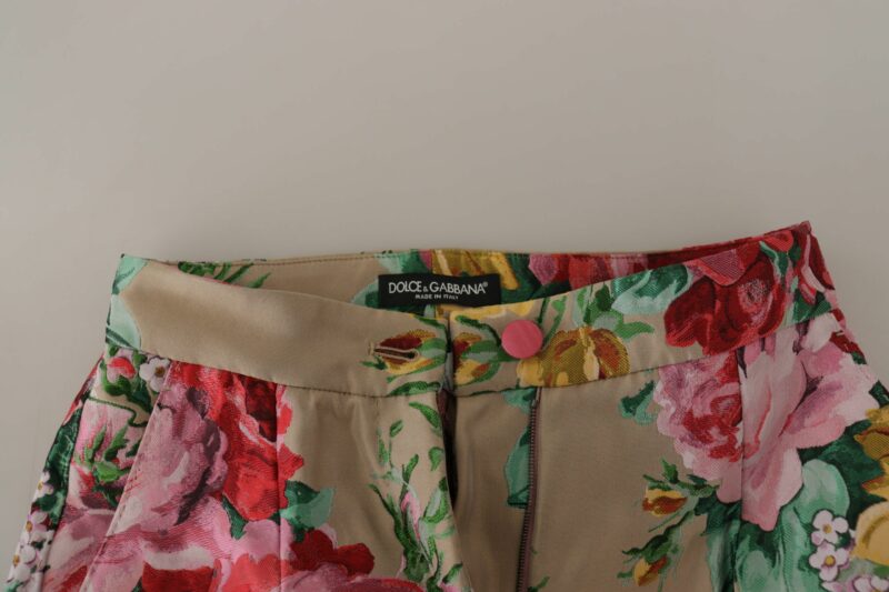 Dolce & Gabbana Floral High-Waist Dress Pants - Image 4