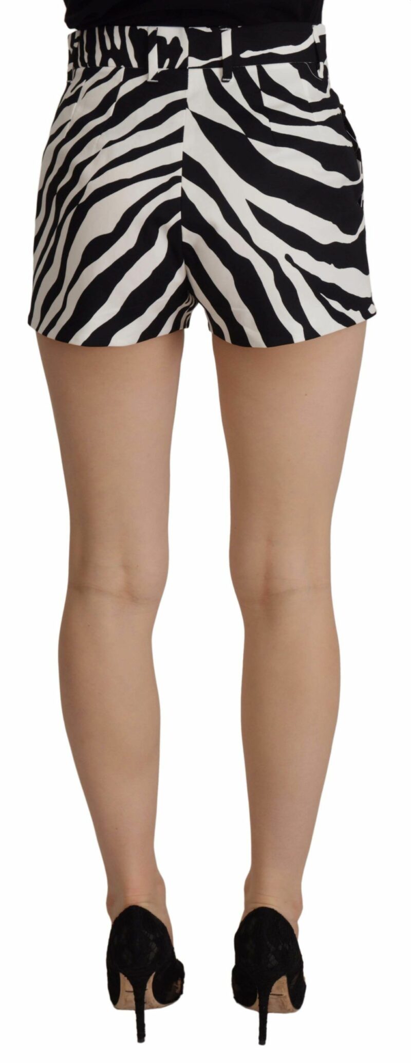 Dolce & Gabbana Zebra Print Mid Waist Hot Pants - Image 2