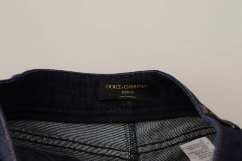 Dolce & Gabbana Chic High Waist Hot Pants Shorts with Crystal Detailing - Image 5