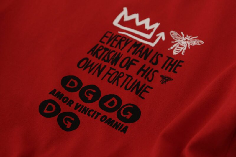 Dolce & Gabbana Elegant Red Crewneck Cotton Tee - Image 8