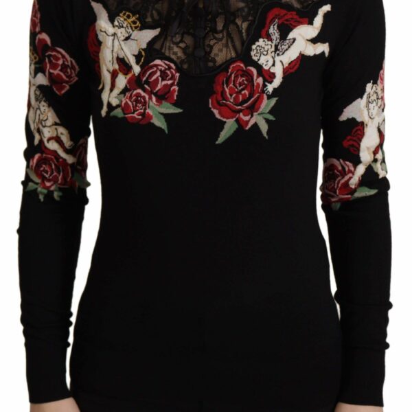 Dolce & Gabbana Embroidered Angel Cardigan Sweater