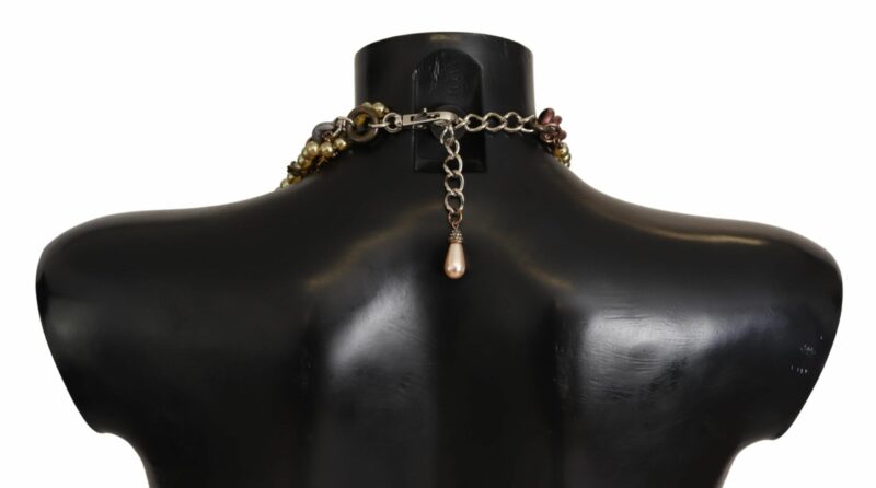Dolce & Gabbana Sicilian Elegance Gold-Tone Statement Necklace - Image 3