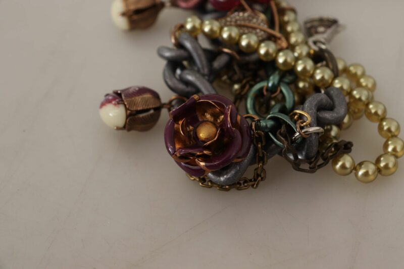 Dolce & Gabbana Sicilian Elegance Gold-Tone Statement Necklace - Image 6