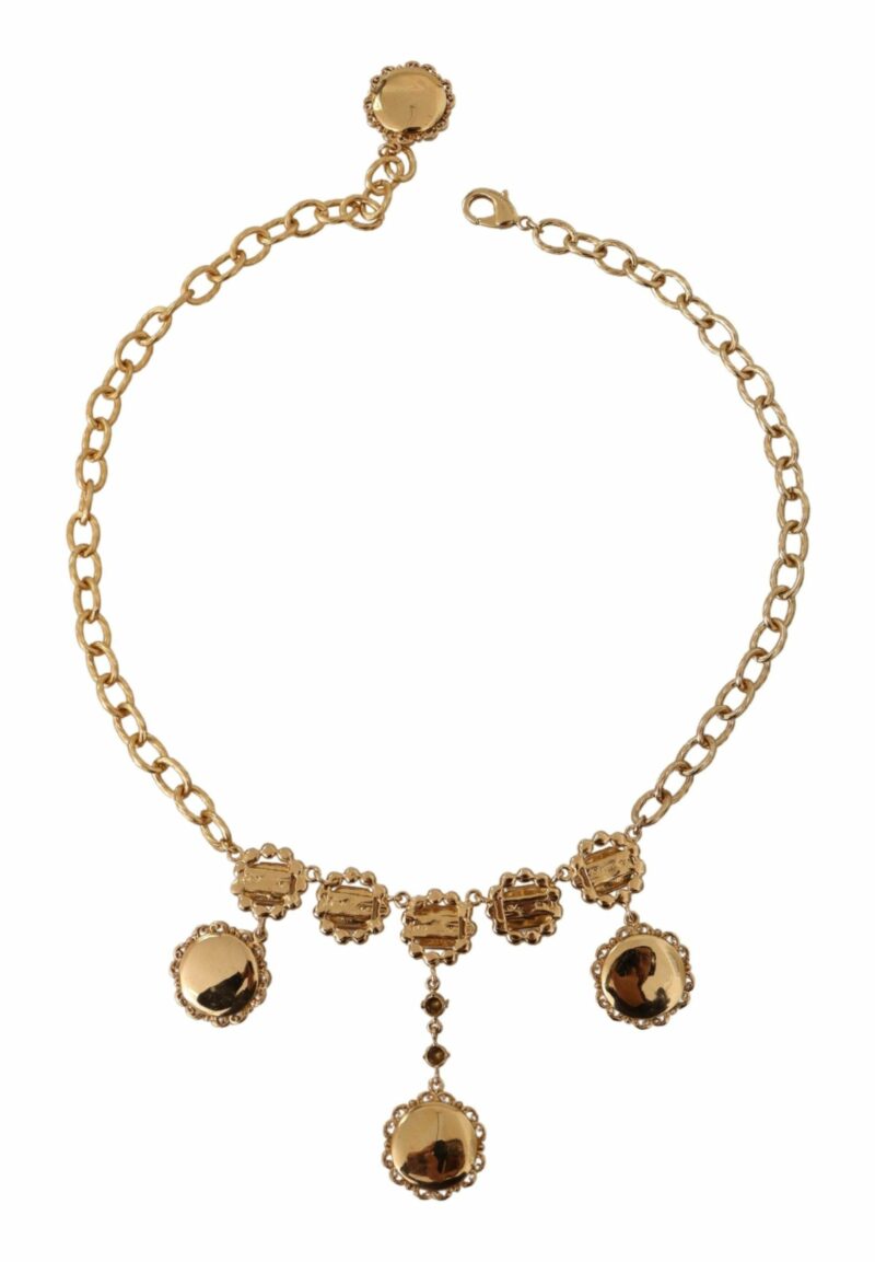 Dolce & Gabbana Elegant Timeless Statement Necklace - Image 4