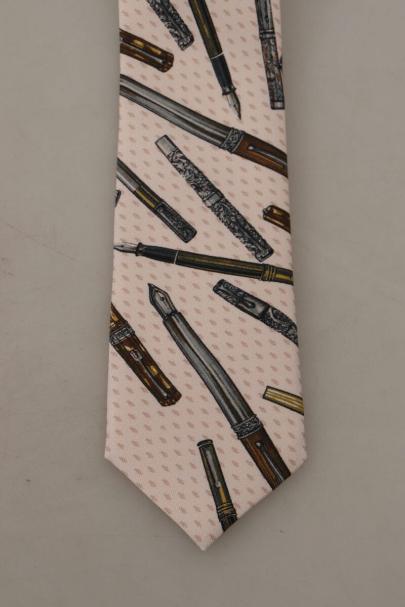 Dolce & Gabbana Elegant Silk Bow Tie for Suave Evenings - Image 3